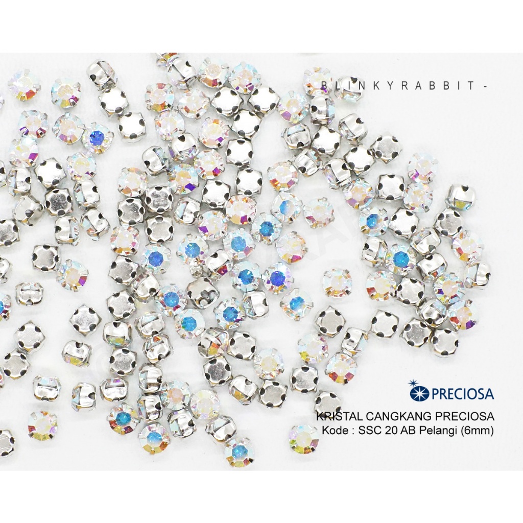 Kristal Cangkang Preciosa SSC 20 AB (pelangi) KHUSUS LUSINAN