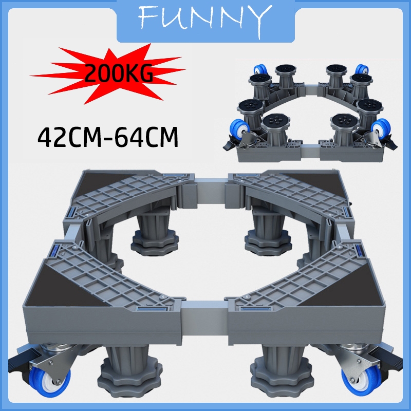 [Ready stok]Alas Mesin Cuci Dan Alas Kulkas Tahan Karat Yang Dapat Disesuaikan,braket mesin cuci,rod