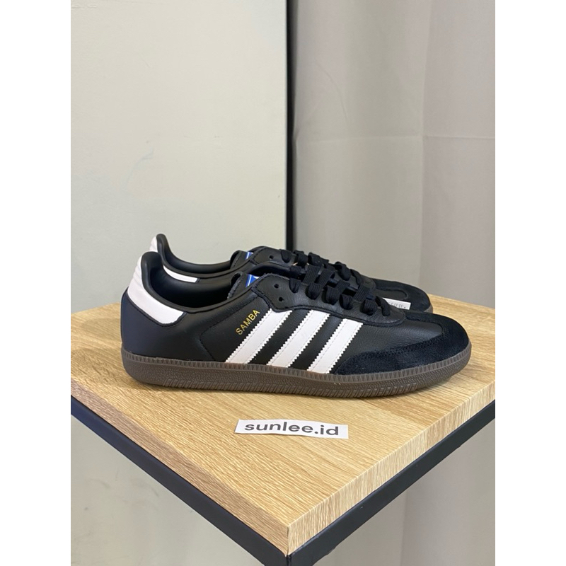 ADIDAS SAMBA OG [HITAM/PUTIH] #B75807 100% ORIGINAL