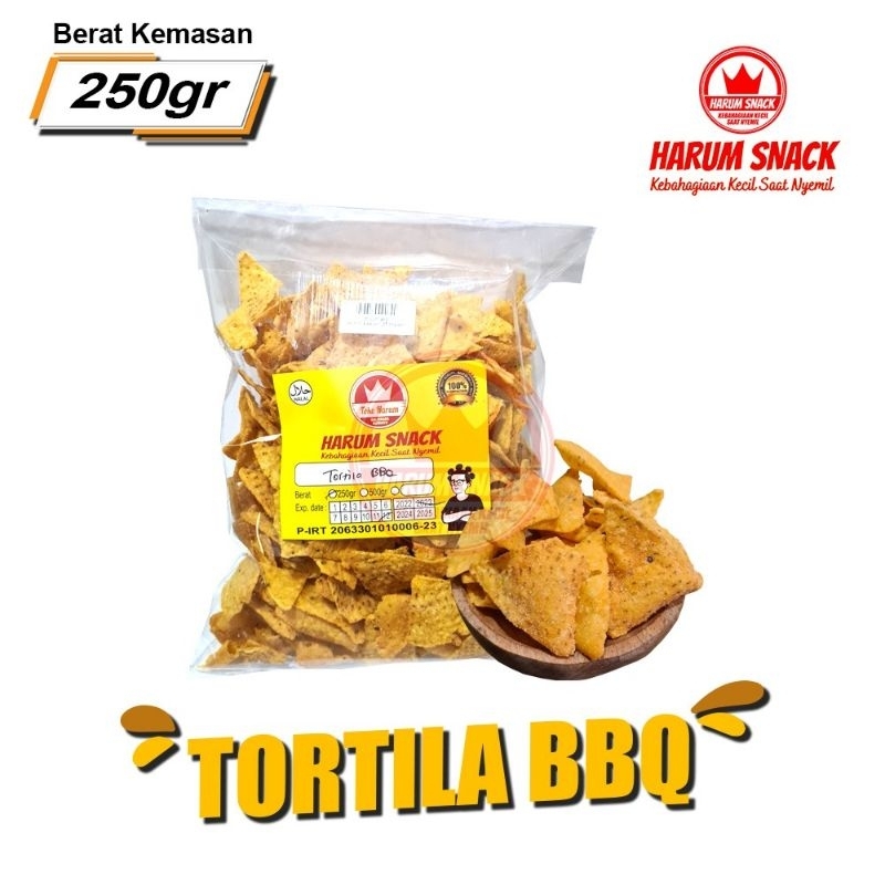 

TORTILA BBQ 250 gram [Harum Snack Official]