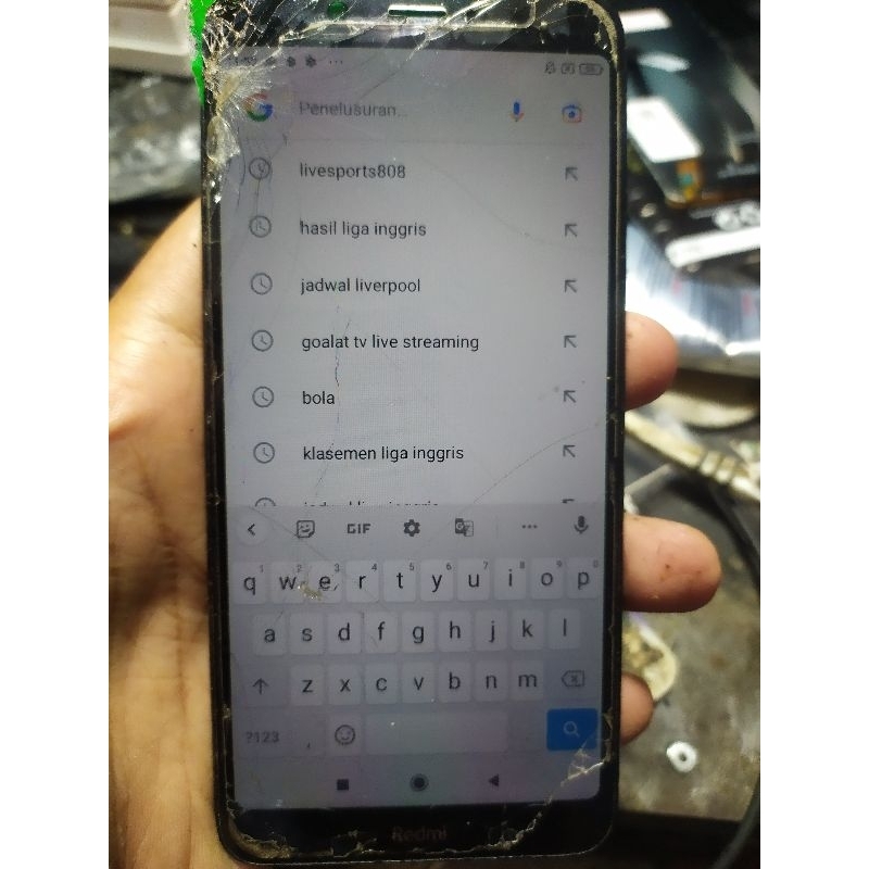lcd redmi 7a original copotan