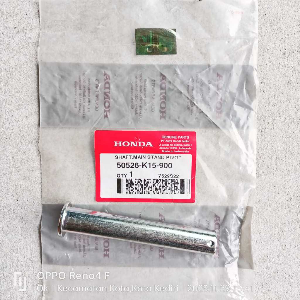 As Main Stand-Standar-Jagang Tengah Honda CB150-R CB150-X Ori AHM 50526-K15-900