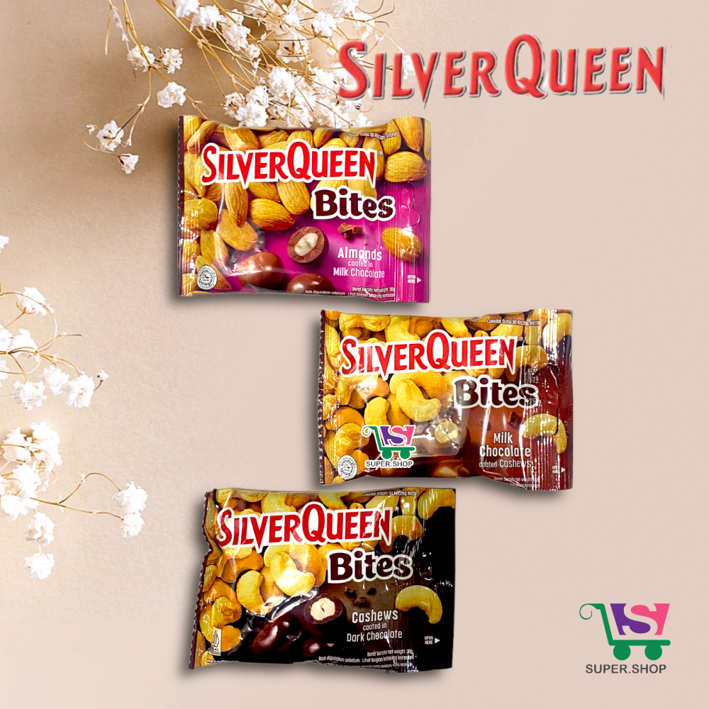 

Silver Queen / Silverqueen Bites Cashew / Almond Cokelat / Coklat Valentine