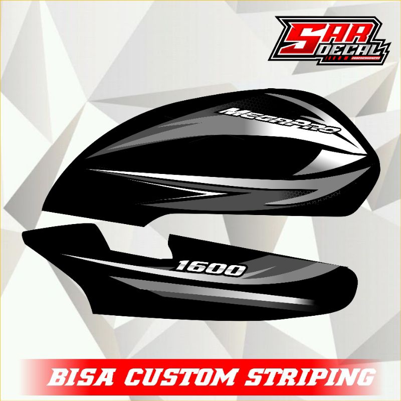 striping Megapro hiu variasi custom - striping MP hiu variasi - striping Megapro herex