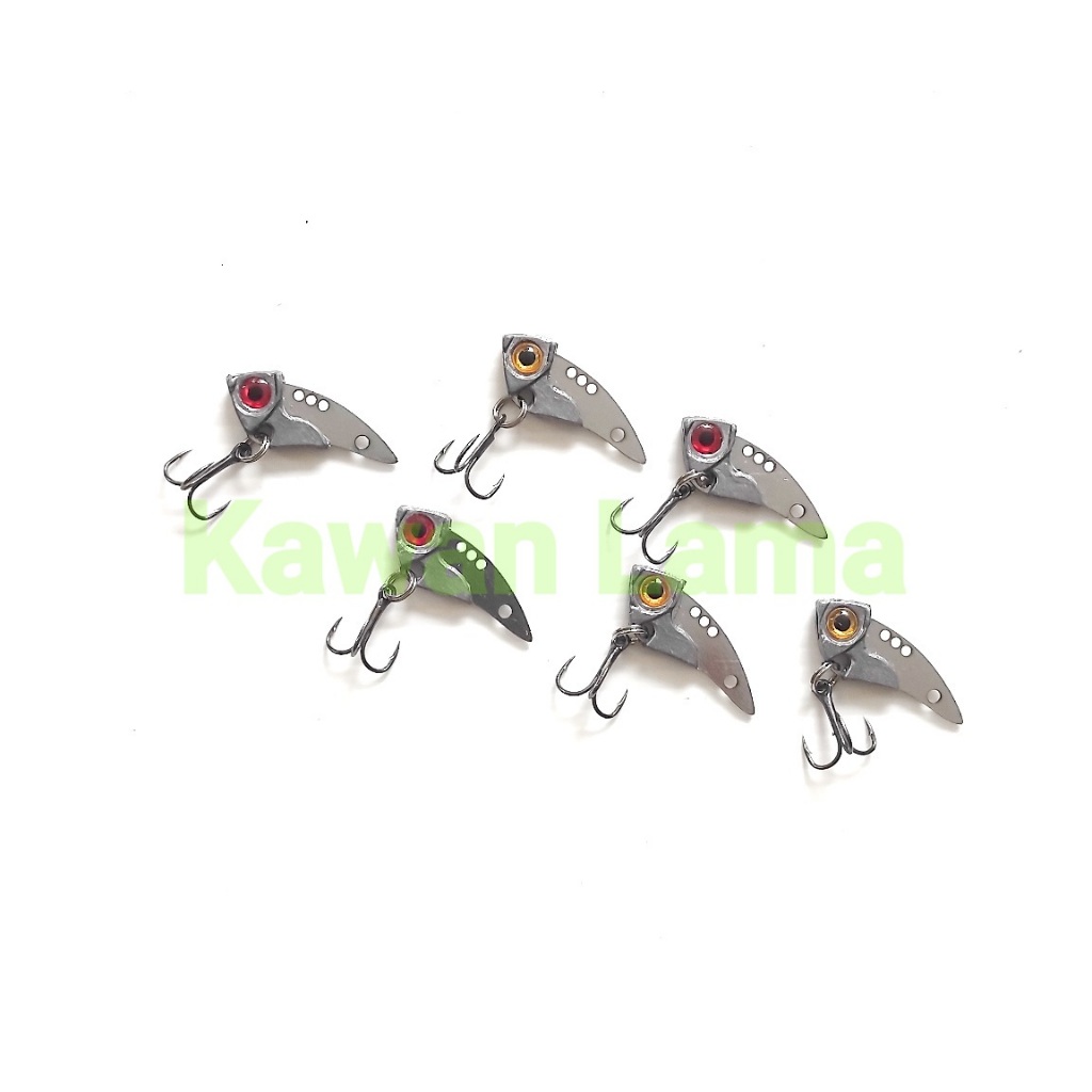 Umpan HALF SOLID lure vibra sirip hiu umpan casting gabus HS Umpan Mancing