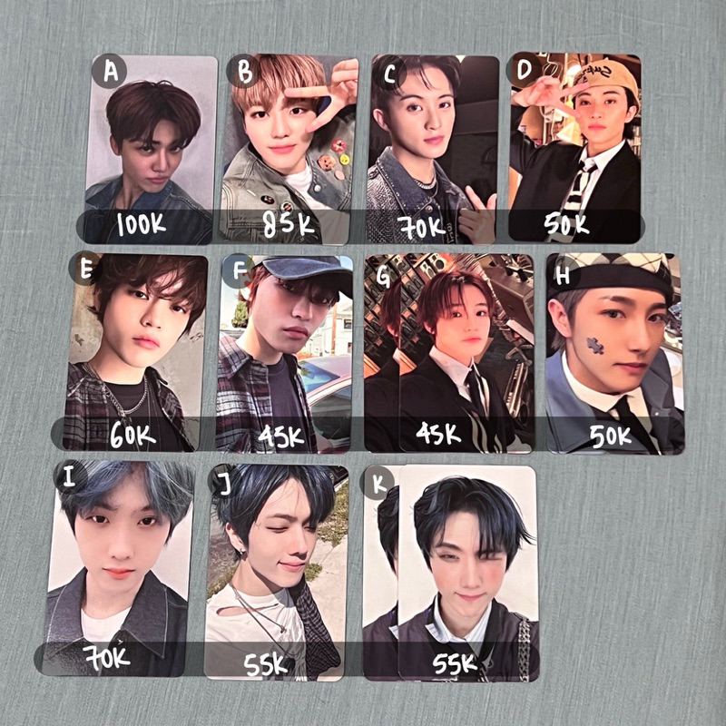 PC official nct dream istj withmuu photocards
