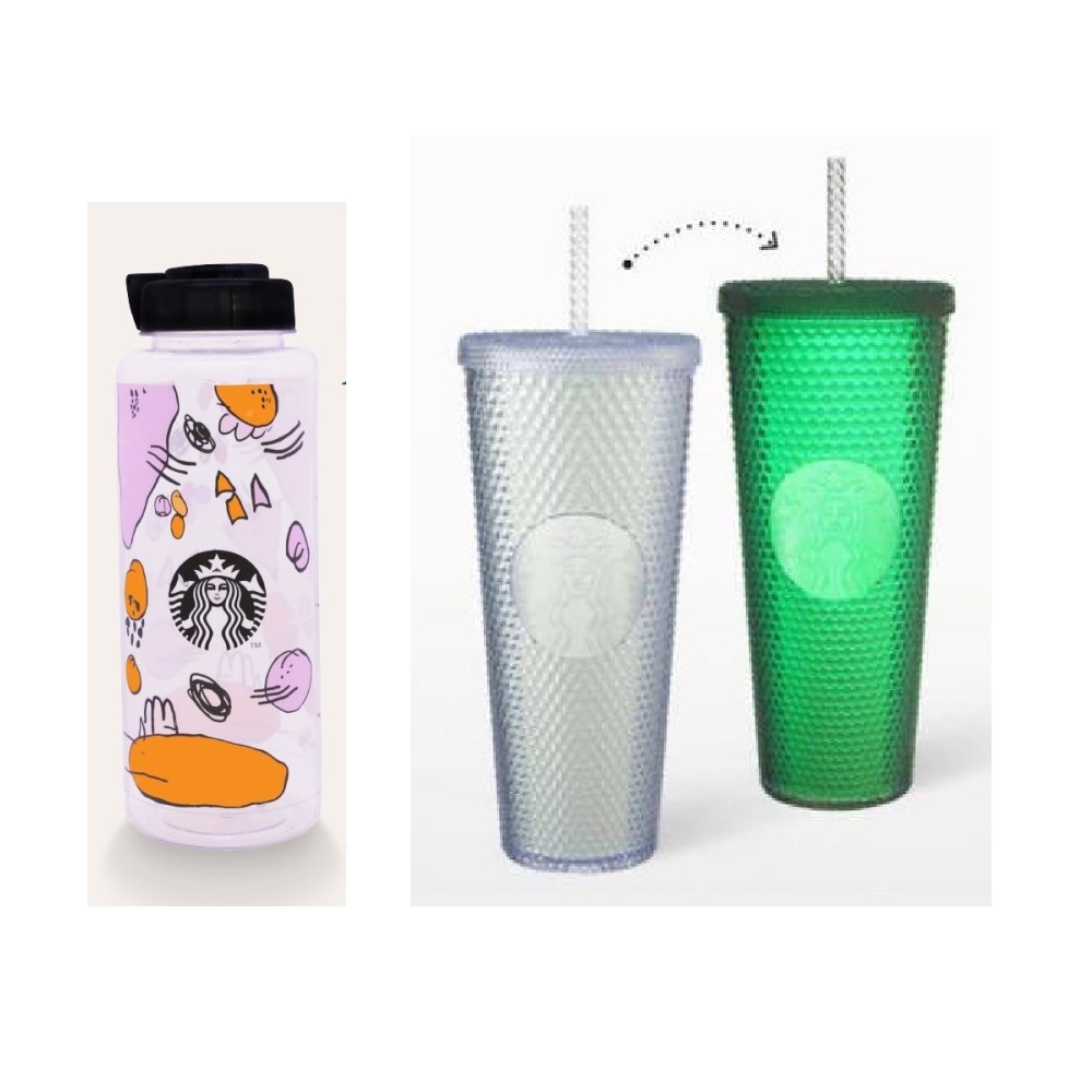 Reusable Bottle Botol Air Minum Starbucks Starbuck Tumbler Original Glow In The Dark Halloween Limit