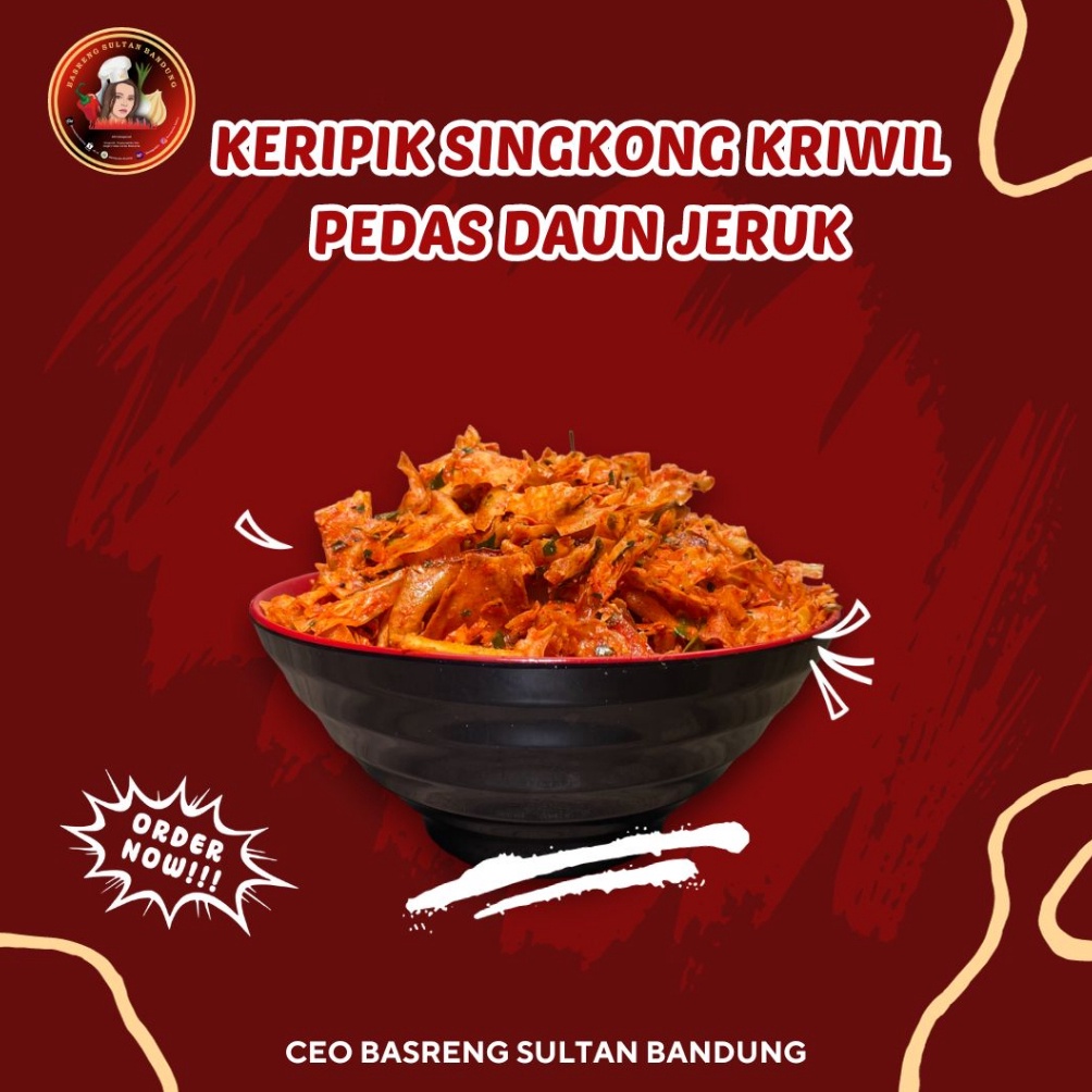 

[☛I12➤] 500gr - Keripik Singkong Kriwil Sultan Bandung Raih Diskon