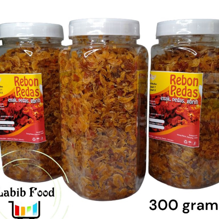 

GKYB0679 TERMURAH 300 gram rebon pedas (asin, gurih,pedas)