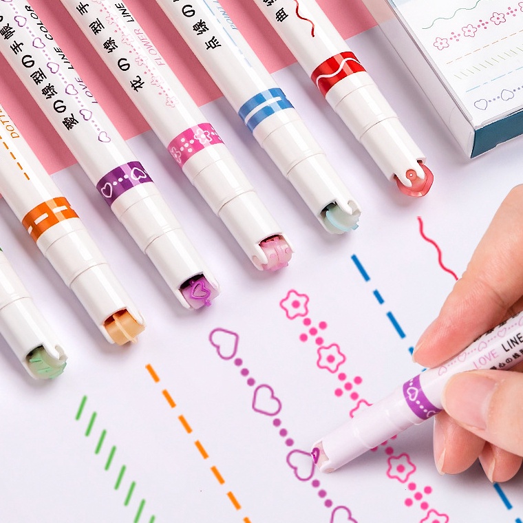 

Diju4l PULPEN 1SET ISI 6PCS / PEN HIGHLIGHTER / HIGHLIGHTER BENTUK GARIS MULTI WARNA / DIY STATIONERY HIGHLIGHTER WARNA PASTEL [226]