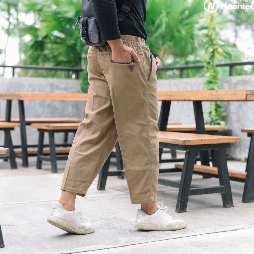 Harga Bersahabat.. Celana Sirwal Pria Celana Panjang Jumbo By Nauhtec Bahan Katun Twill Sweding Size