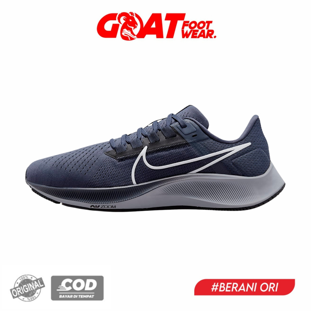 SEPATU NIKE AIR ZOOM PEGASUS 38 THUNDER BLUE SEPATU RUNNING ORIGINAL BNIB