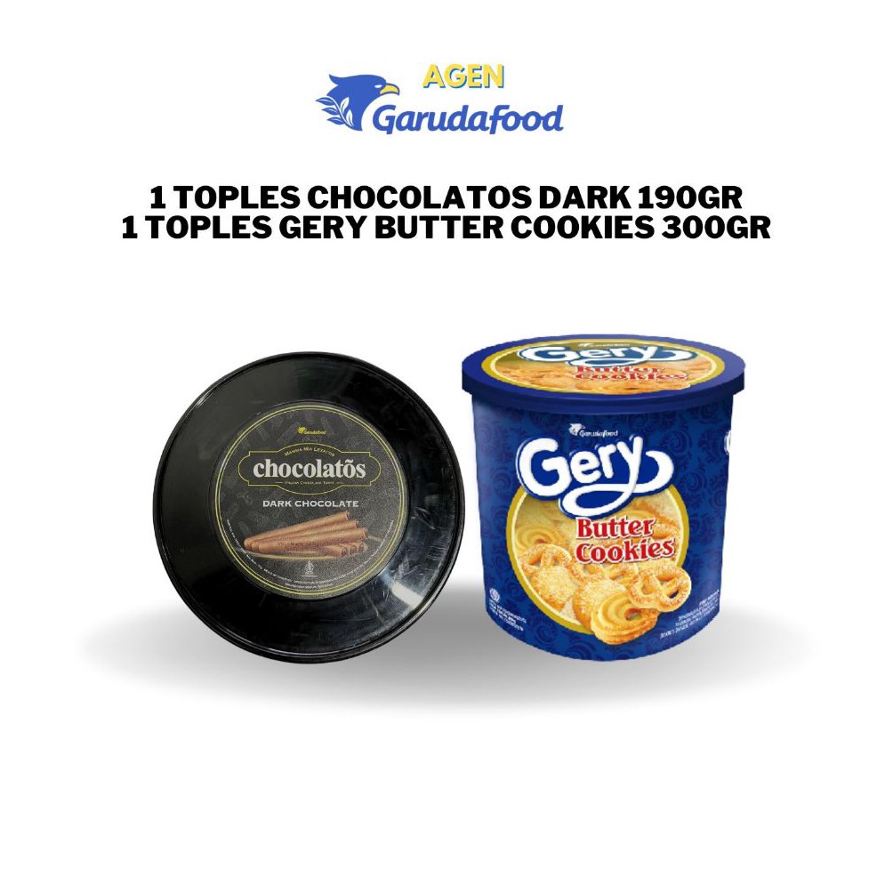 

St0k B4nyak 1 TOPLES Gery butter cookies 300gr & 1 TOPLES Chocolatos Dark Roll 190gr [216]