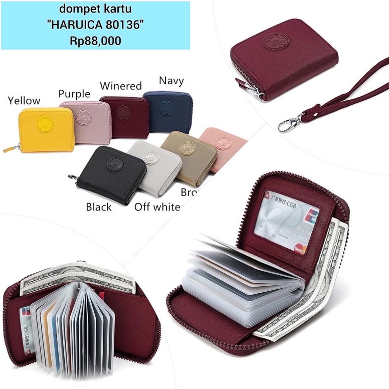 Murah Meriah.. Dompet Haruica Wallet 80136 Original Import