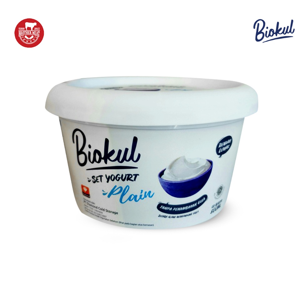 

[☯Q70/] BIOKUL Yogurt Set Plain 500gr, YOGURT Trendy