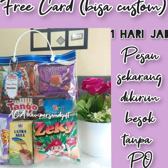 

KRCC2602 ORIGINAL% paket ulang tahun anak / hampers anak / souvenir anak / snack anak