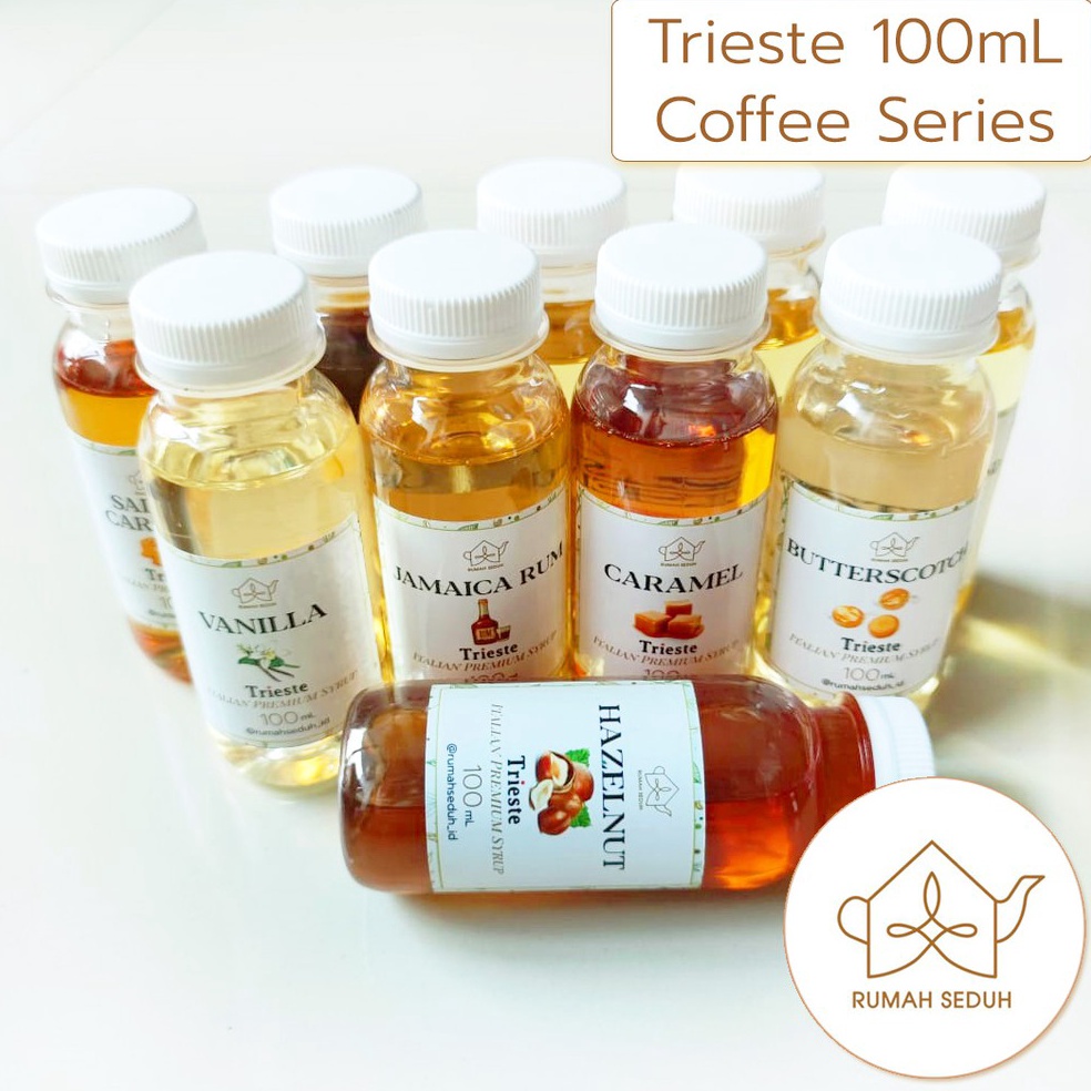 

Terl4ris Trieste Syrup 100mL - Coffee Syrup : Caramel, Vanila, Rum, Hazelnut, Almond Promo Tergila