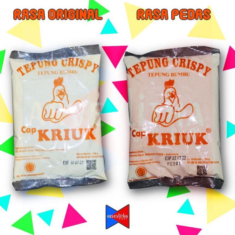 

[❅A41➢] Tepung Crispy Cap Kriuk 150 gram 10 pcs [36]