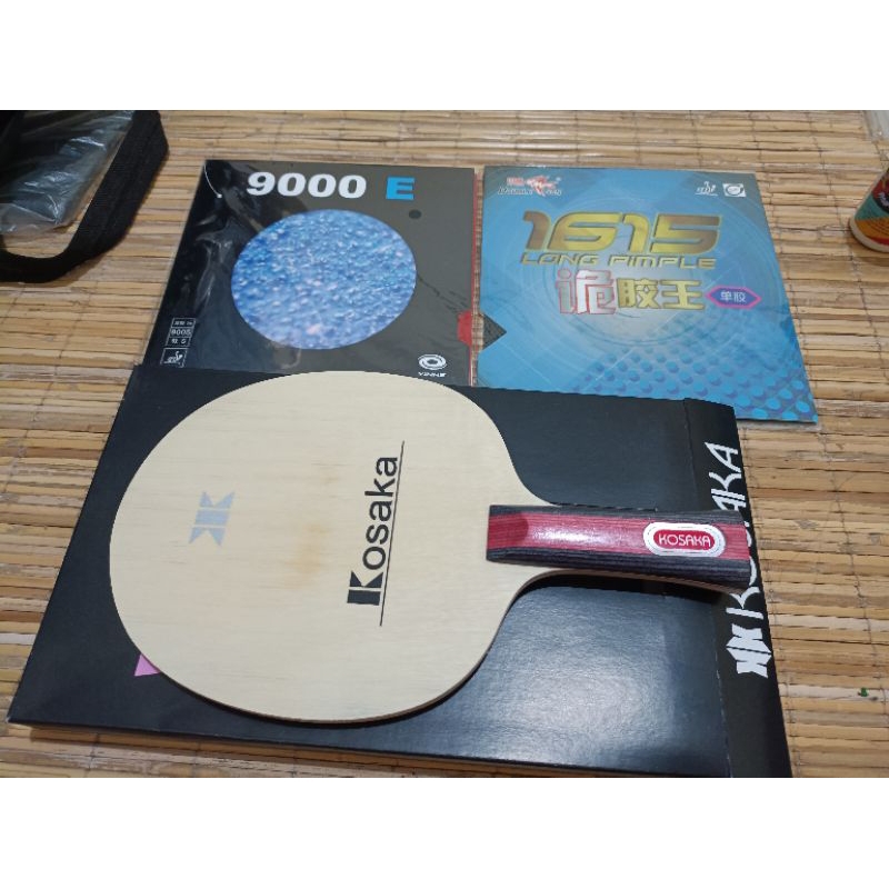PAKET BET TENIS MEJA KOSAKA HANDLE AMULTART PLUS BINTIK ORIGINAL