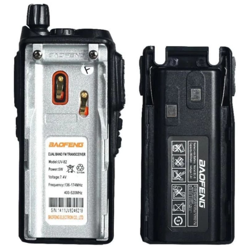 Baterai HT Pofung Baofeng UV-82 Kapasitas 5000 mAh. Bisa untuk Pofung Baofeng Berlin Comteck dll