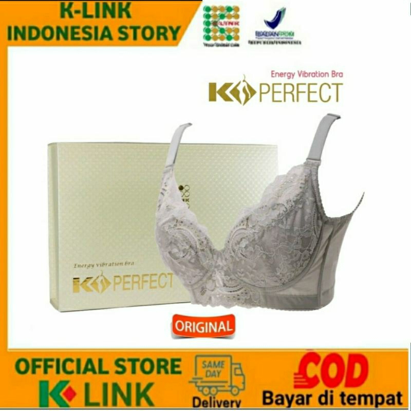 Kperfect Energi vibration bra original BH kesehatan terapi pengencang dan pembesar payudara