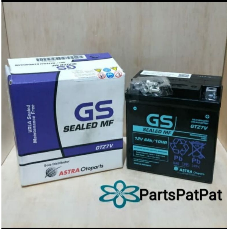 AKI NMAX N-MAX AKI GS GTZ7V ACCU GS ASTRA GTZ7V GTZ-7V GTZ7-V GT-Z7V ASLI ORIGINAL