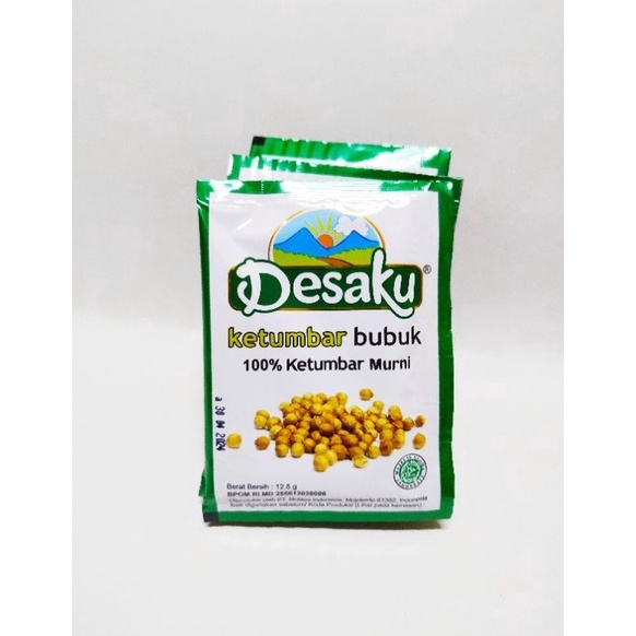 

[≛U21<] Desaku Ketumbar Bubuk 12,5g 1renteng 12sachet Recomended