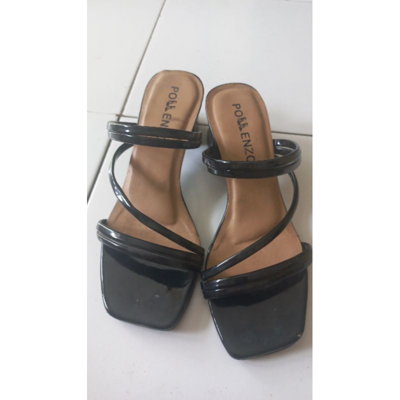 SANDAL WANITA HAK TAHU POLLENZO ORIGINAL PRELOVED