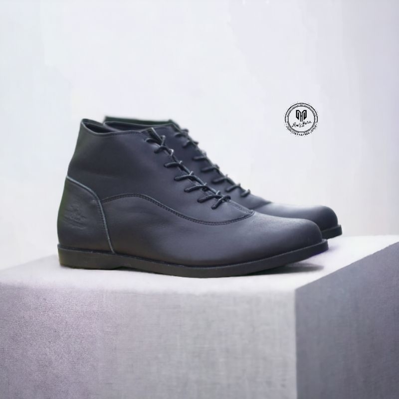 Sepatu Boots Formal Pria Kulit Asli Hard Motion Wlf akita Sepatu Kerja Sepatu Nongkrong