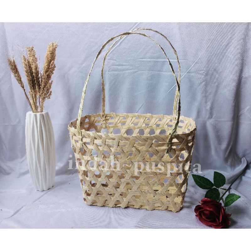 Anyaman bambu tas souvenir/Hampers lebaran