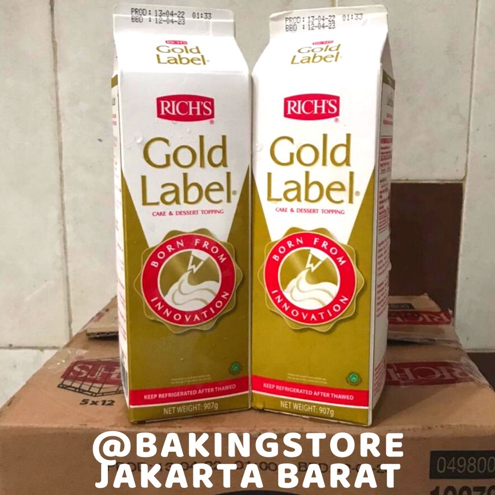 

[♥I86➤] Richs Gold Label | Rich's Rich Whipping Cream 907 gr [206]