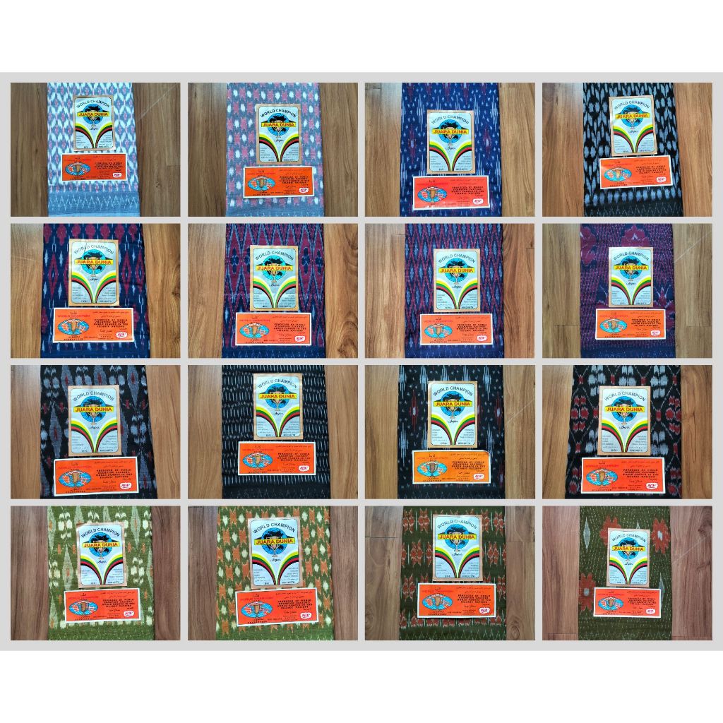 Sarung TENUN GOYOR Gloyor Original Cap Asli JUARA DUNIA  ATBM (alat tenun bukan mesin)