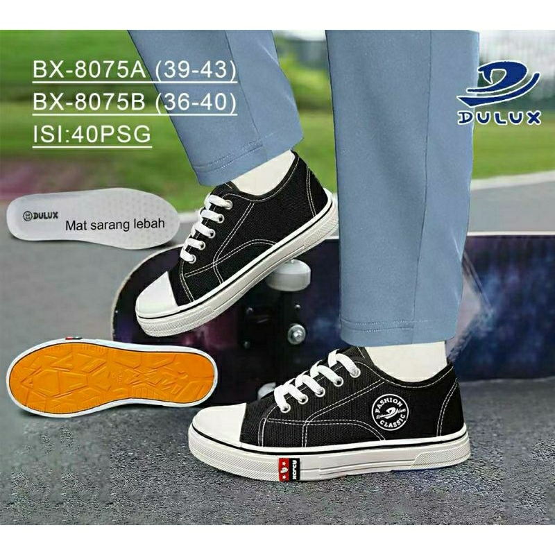 Sepatu Sekolah Dulux 1060 Tali Ukuran 36-43 Sepatu Santai Dulux