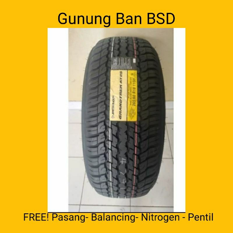 Ban Dunlop AT25 265/60 R18