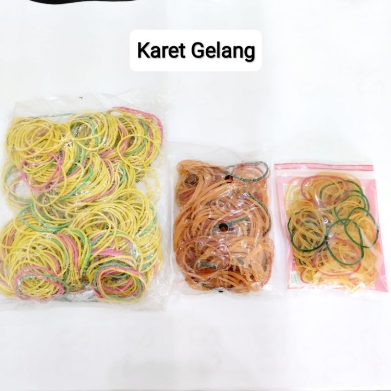 KARET GELANG WARNA WARNI/Gelang getah/gelang karet/getah