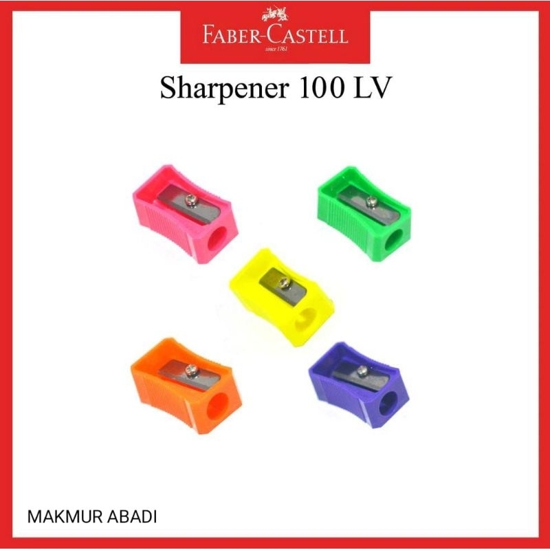 

(1Pcs) Rautan Pensil FABER CASTELL Original 100-LV / Faber-Castell Sharpener 100-LV / Serutan Pensil Faber Castell 100-LV / Pencil Sharpener