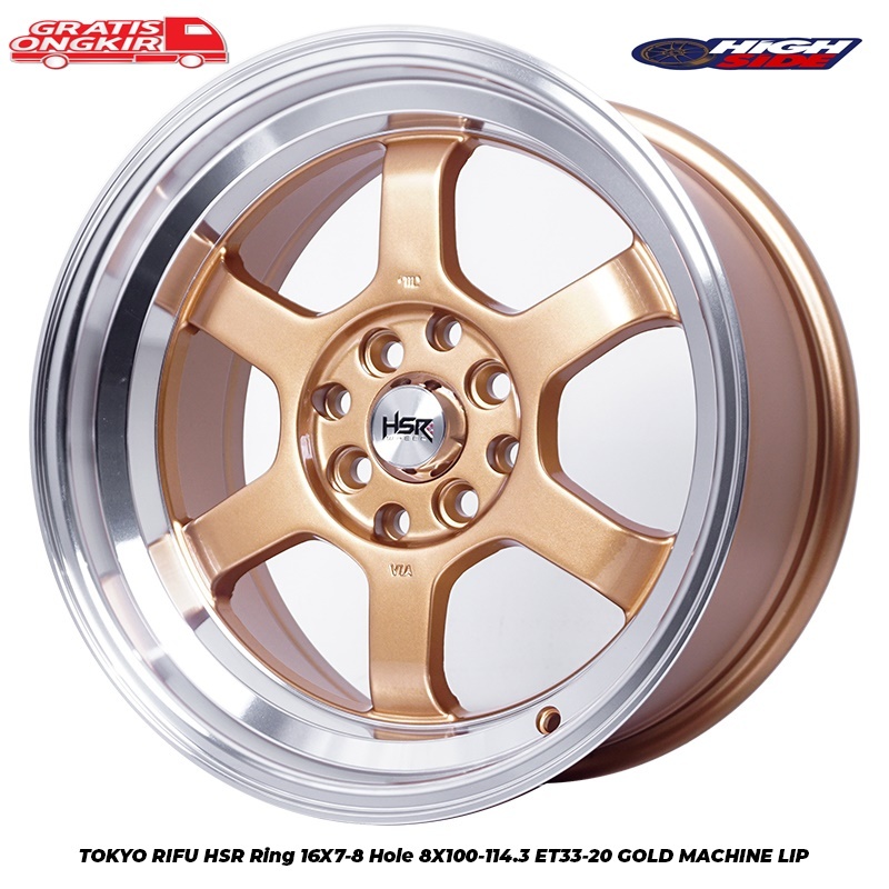 Velg Celong R16 Mobil Yaris Jazz Sirion Baleno Xenia Livina Kijang Mobilio Velg Hsr Tokyo R16