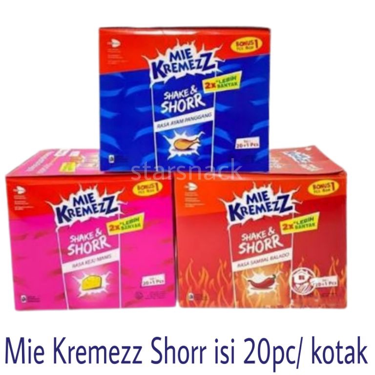 

Past!! Murah Mie Kremezz Shorr isi 20bj/kotak Must Get it