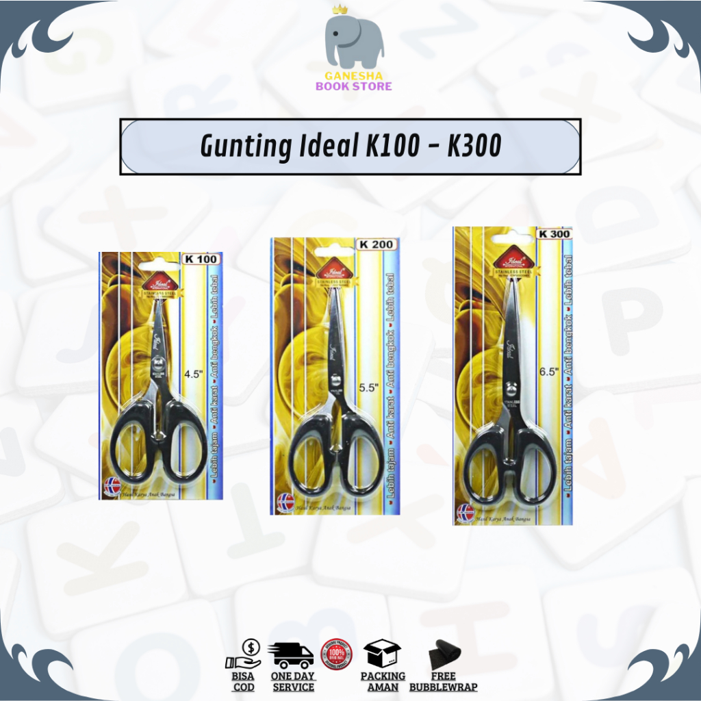 

ATK : Gunting Ideal / Gunting Kertas Tipe K100 - K200 - K300
