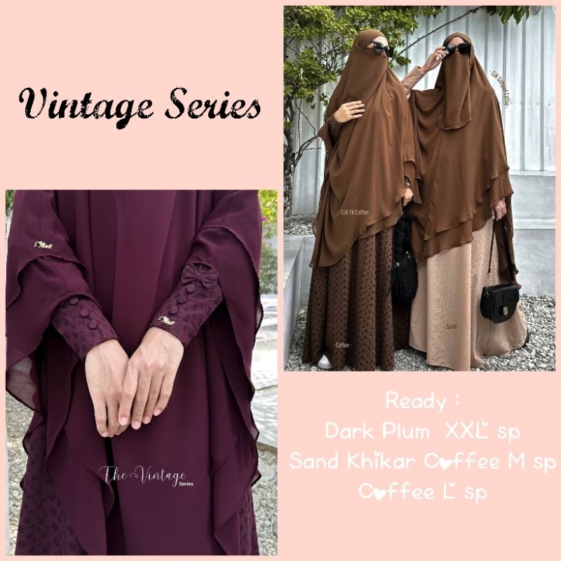 Vintage Series & SJK Khimar by Mahira Indonesia