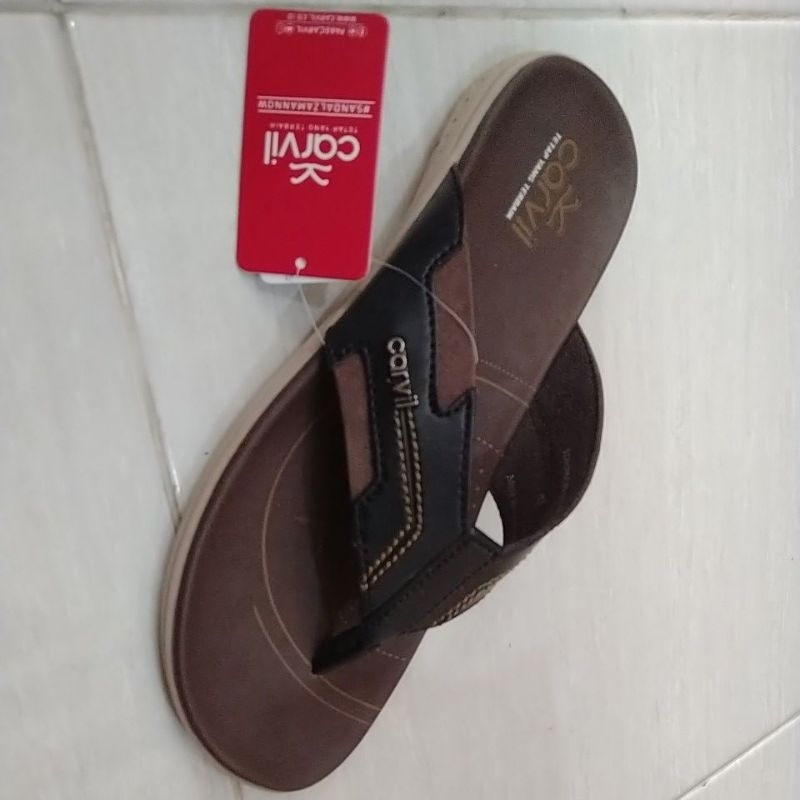 Carvil Johnson-01M Sandal carvil Sandal Pria jepit Sandal Pria ORI