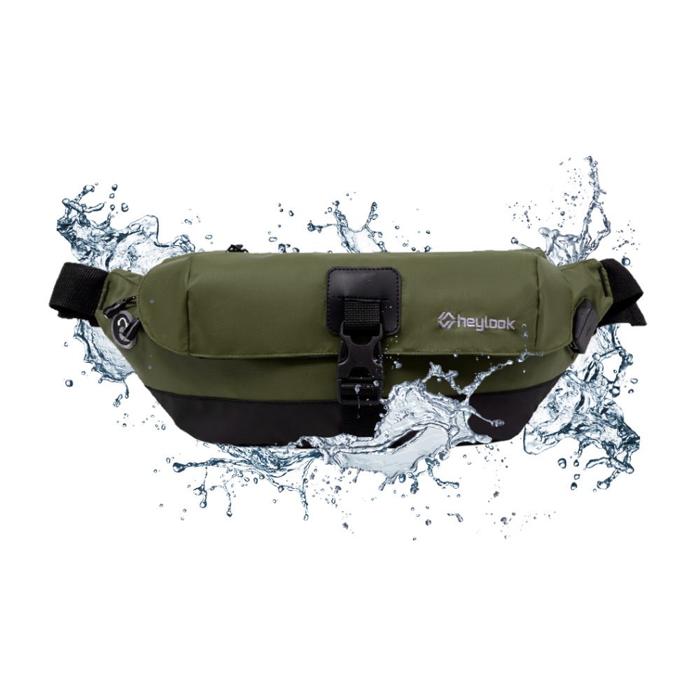 LANGSUNG ORDER HEYLOOK Official - Tas Selempang Pria Waist Bag Sepeda RHEIN Waterproof Waistbag Gowe