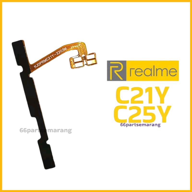 Flexibel Flexible Power On Off Volume Realme C21Y / C25Y Copotan Cabutan Bekas