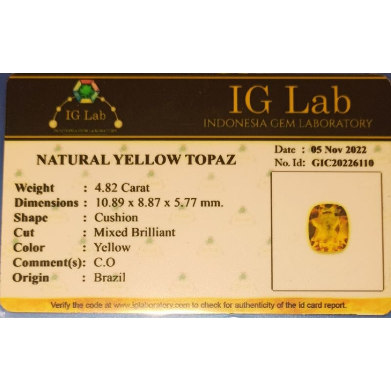 Yellow Topaz