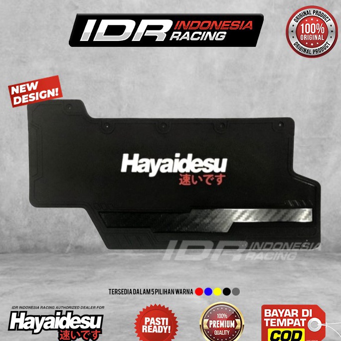 MENARIK Hayaidesu Mudflap Honda Beat FI ESP Aksesoris Variasi Penahan Lumpur