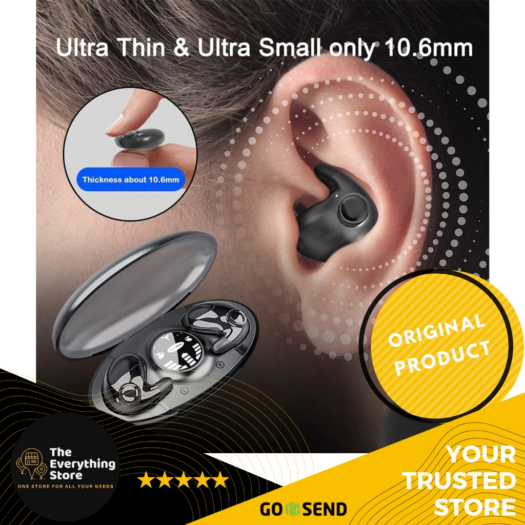 Jerman Invisible Sleep Wireless Earphone-Kualitas Suara HIFI