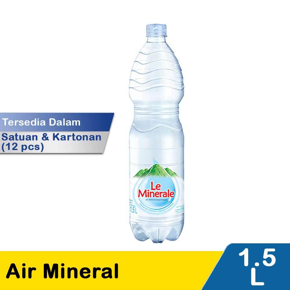 

Le Mineral 1,5 Liter (Isi 12 Botol)