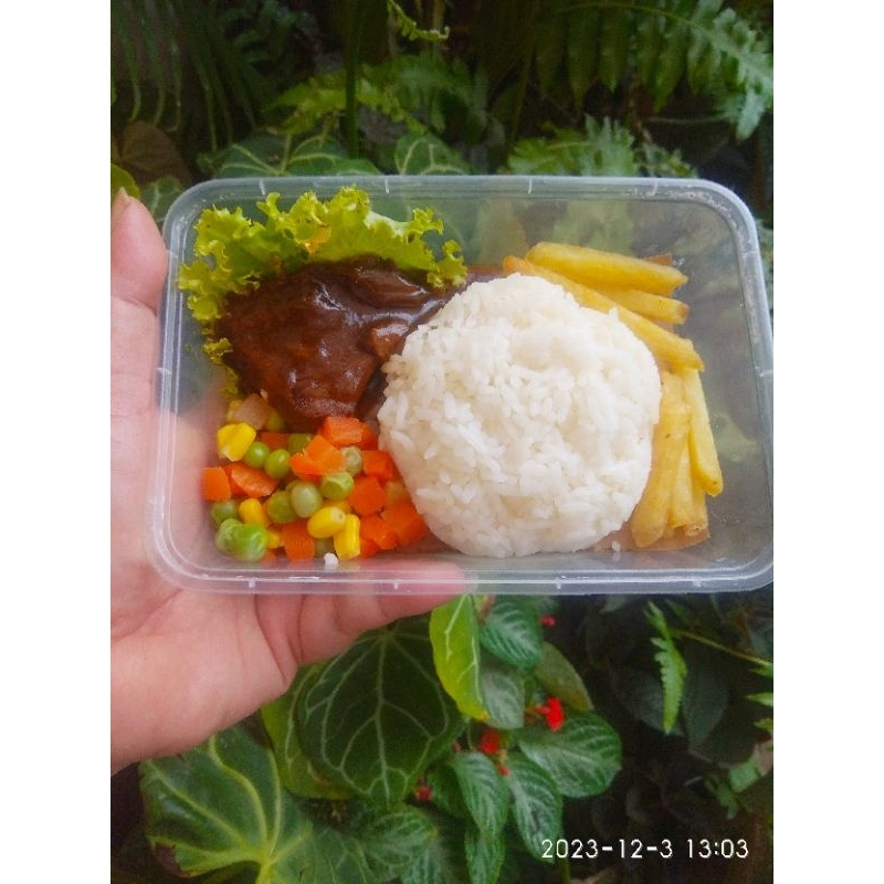 

Nasi Bistik Lidah Sapi