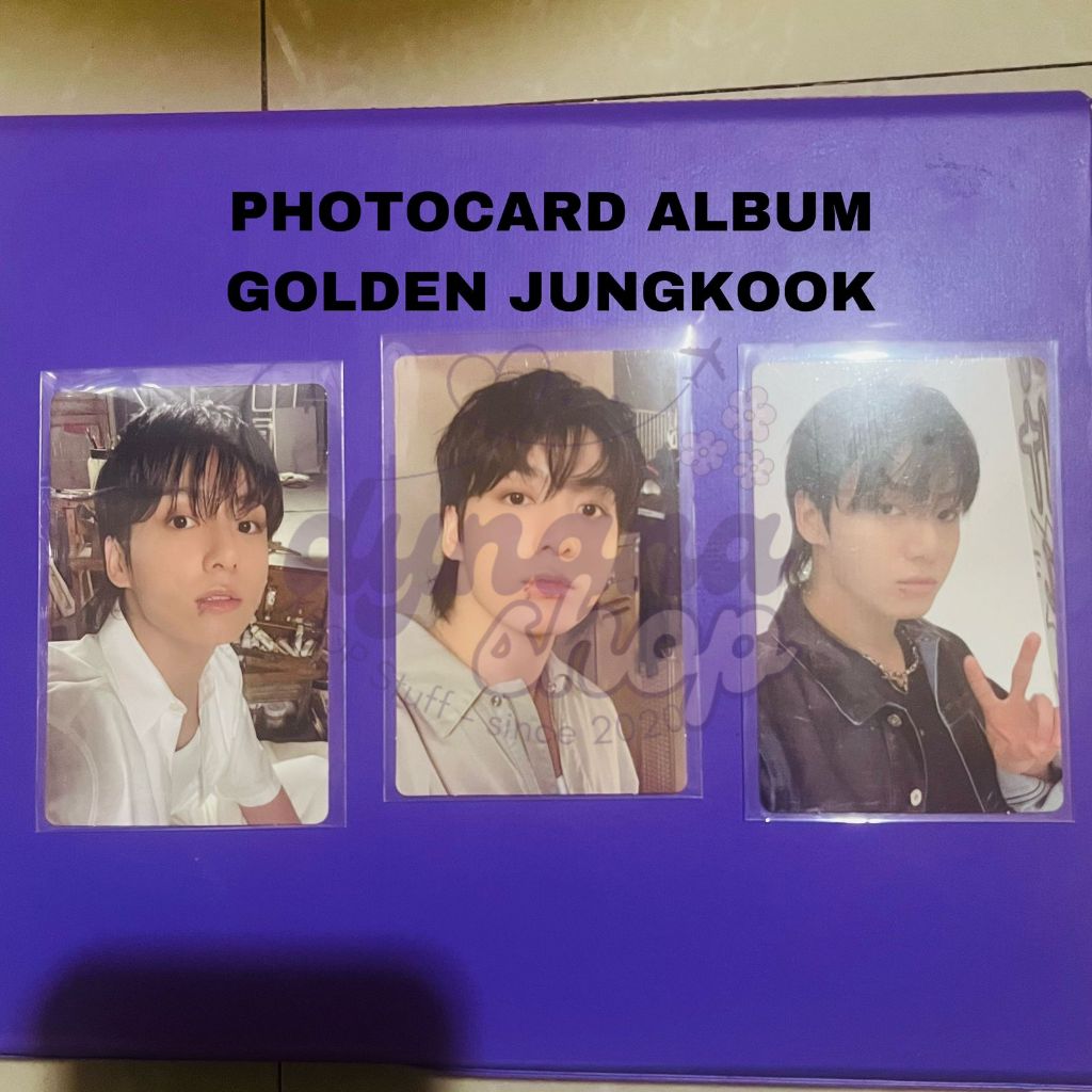 [READY STOCK] PHOTOCARD PC OFFICIAL BTS JUNGKOOK JK ALBUM GOLDEN