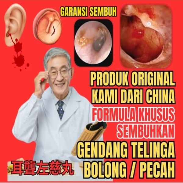 Ramuan CinaTerbaik BPOM Atasi Masalah telinga bernanah berdenging Tuli Menaun obat telinga paling Am